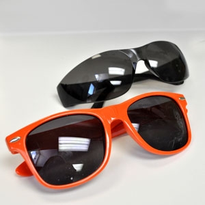 Sunglasses in a variety of shapes and sizes for patients of any age